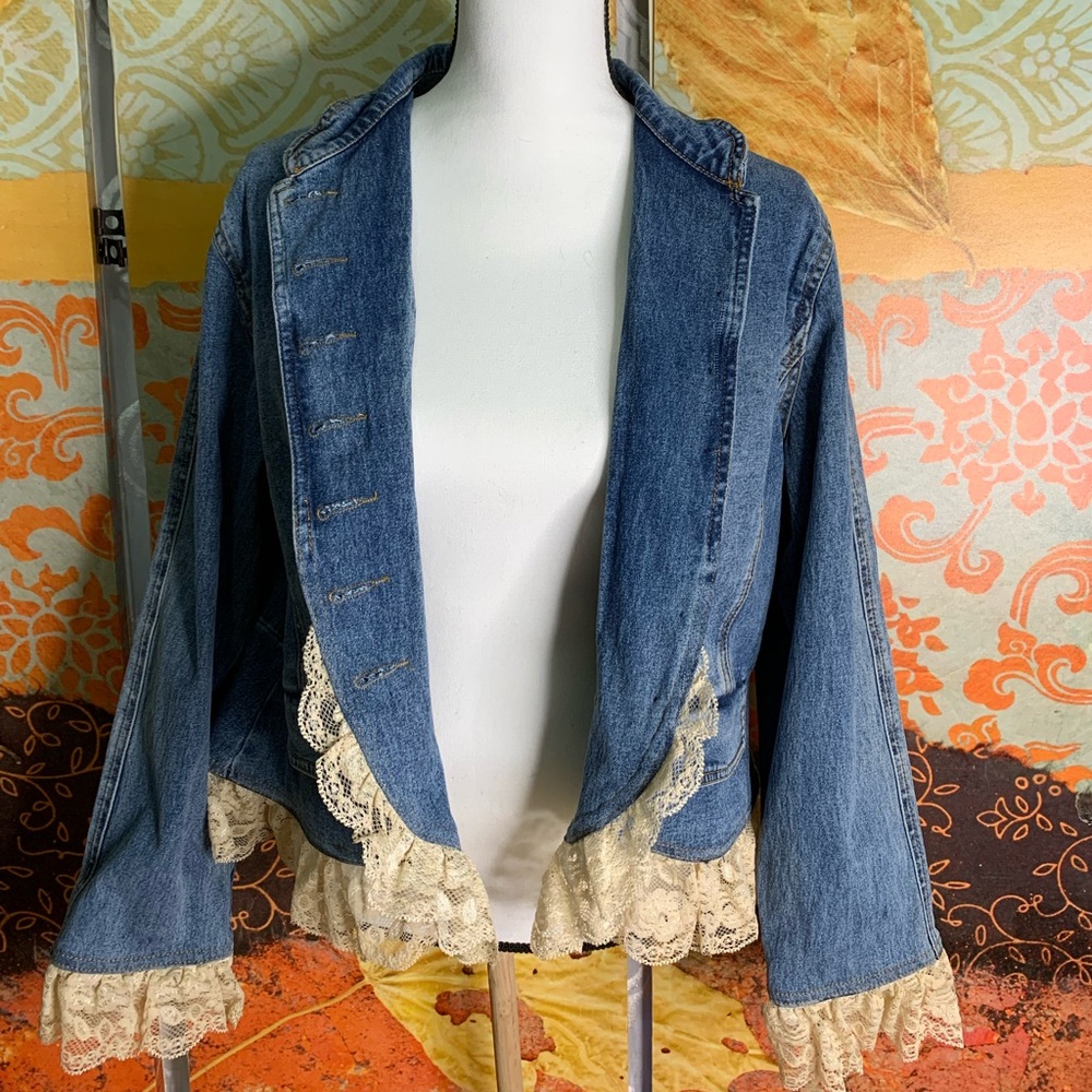 Vintage Diane Gilman Jean Jacket!